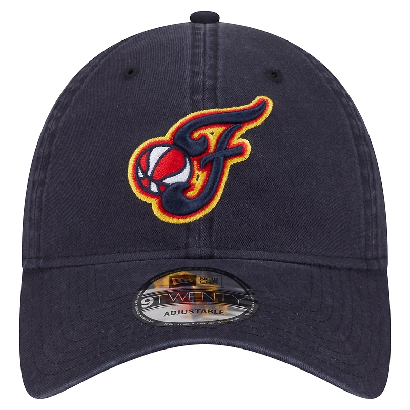 Unisex New Era Navy Indiana Fever Core Alt Logo 9TWENTY Adjustable Hat