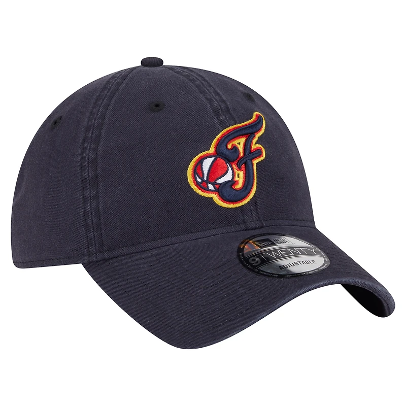 Unisex New Era Navy Indiana Fever Core Alt Logo 9TWENTY Adjustable Hat