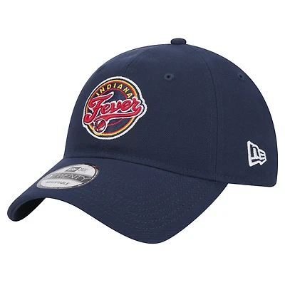 Casquette réglable unisexe New Era bleu marine Indiana Fever Core Logo 9TWENTY