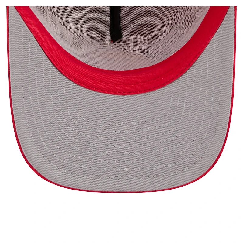 Casquette unisexe New Era rouge Indiana Fever Worn Foam Front 9FIFTY à fermeture snapback et bordure en mousse