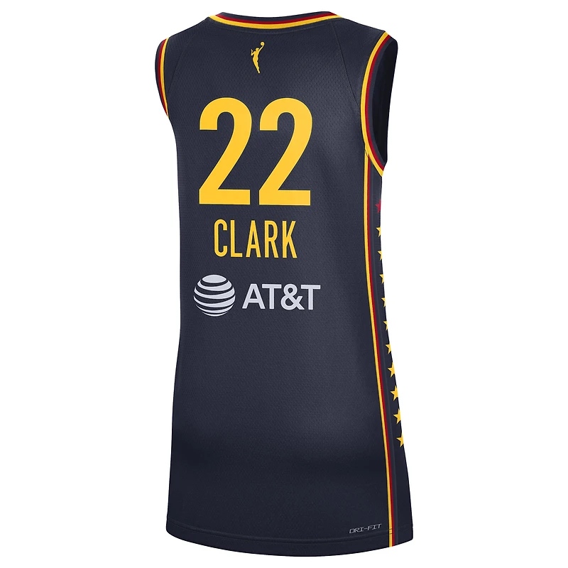 Maillot unisexe Nike Caitlin Clark Navy Indiana Fever 2024 WNBA Draft Explorer Edition Victory Player