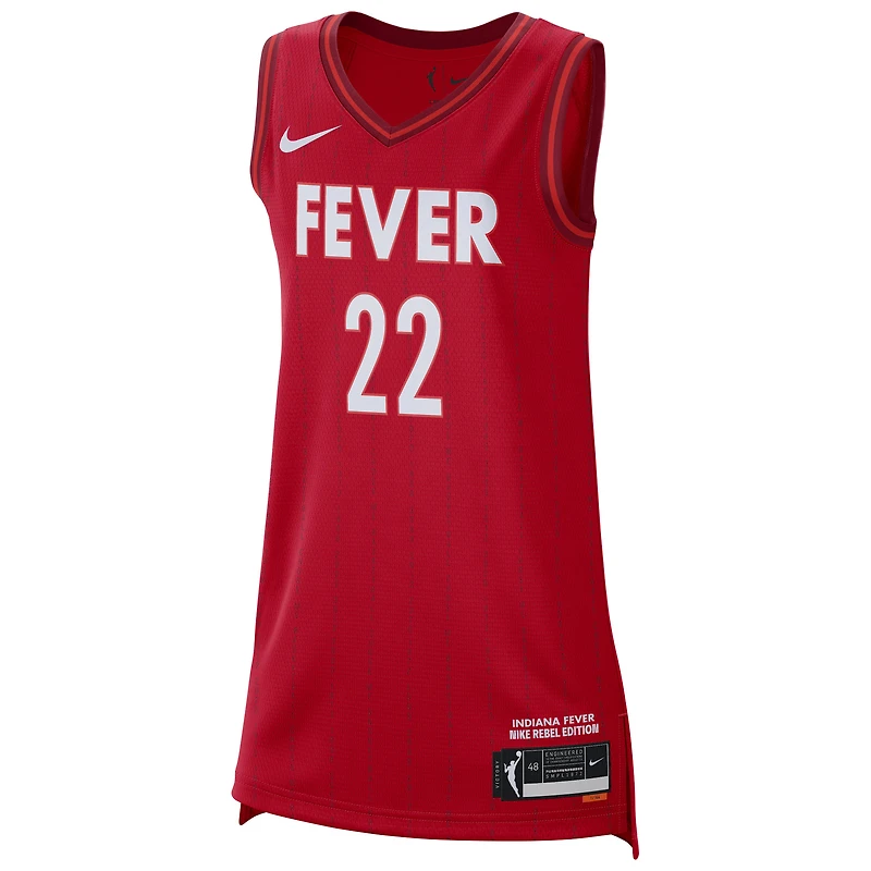 Maillot unisexe Nike Caitlin Clark Red Indiana Fever 2024 WNBA Draft Rebel Edition Victory Player