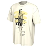 Unisex Nike Caitlin Clark White Indiana Fever CC Logo T-Shirt