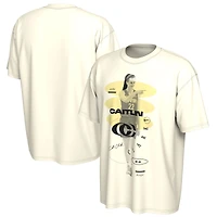 T-shirt unisexe Nike Caitlin Clark blanc avec logo Indiana Fever CC