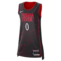Unisex Nike Kelsey Mitchell Black Indiana Fever Stranger Things Victory Jersey - Rebel Edition
