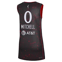 Unisex Nike Kelsey Mitchell Black Indiana Fever Stranger Things Victory Jersey - Rebel Edition