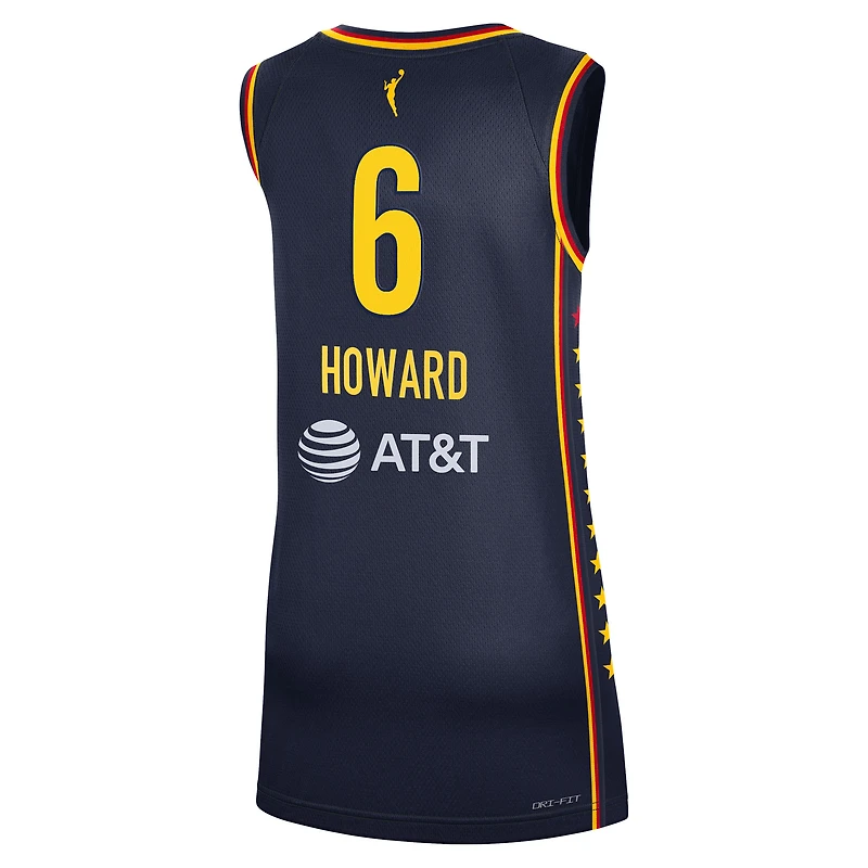 Maillot Nike Natasha Howard bleu marine Indiana Fever Explorer Edition Victory unisexe