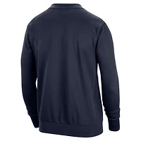Sweat-shirt unisexe Nike Dri-FIT bleu marine Indiana Fever 2026 pour l'entraînement sur le terrain