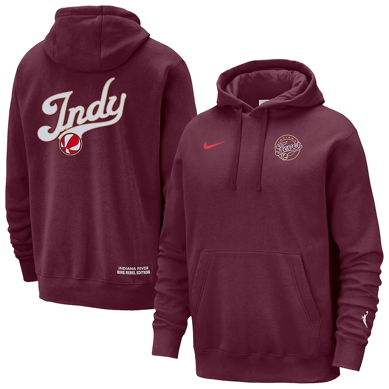 Unisex Nike Red Indiana Fever Standard Issue Rebel Edition Hoodie