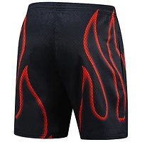 Short de sport unisexe noir Indiana Fever Playa Society