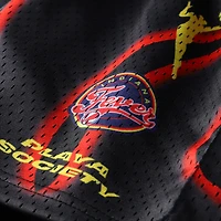 Short de sport unisexe noir Indiana Fever Playa Society