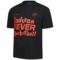T-shirt unisexe noir avec logo Indiana Fever de la Playa Society