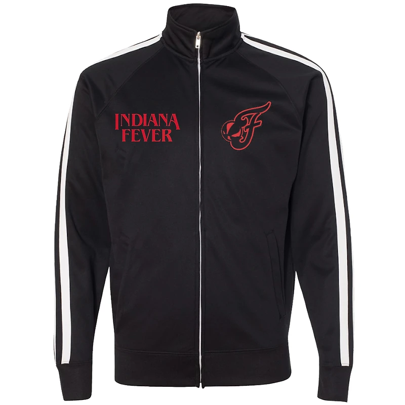 Veste de survêtement unisexe noire à fermeture éclair Hawkins, inspirée Stranger Things, l'Indiana Fever et Round21