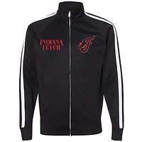 Veste de survêtement unisexe noire à fermeture éclair Hawkins, inspirée Stranger Things, l'Indiana Fever et Round21