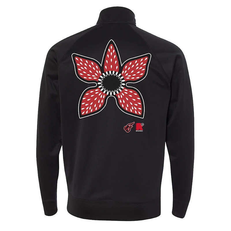 Veste de survêtement unisexe noire à fermeture éclair Hawkins, inspirée Stranger Things, l'Indiana Fever et Round21