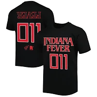 Unisex round21 Black Indiana Fever Stranger Things Premium Relaxed T-Shirt