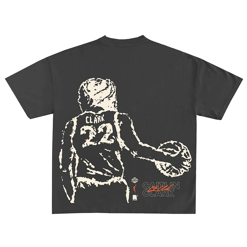 T-shirt unisexe round21 Caitlin Clark noir Indiana Fever Draft Night