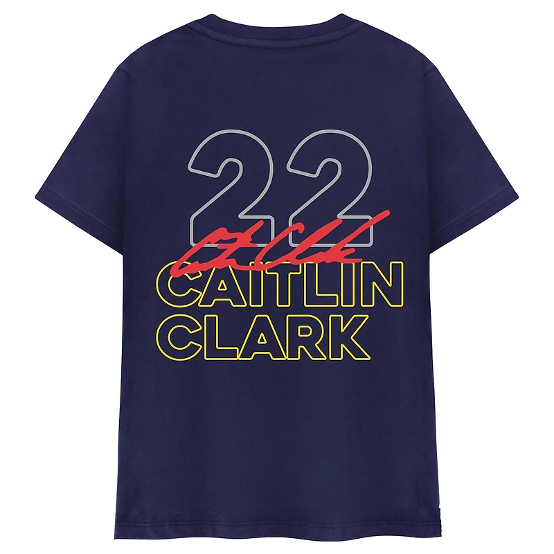 Unisex round21 Caitlin Clark Navy Indiana Fever Bound T-Shirt