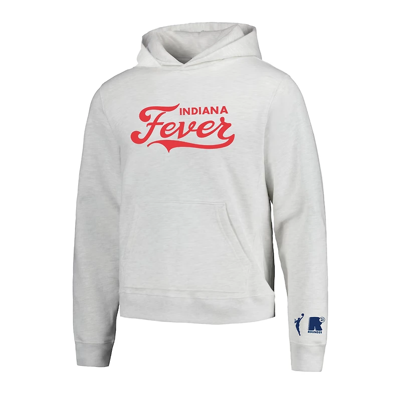 Sweat à capuche unisexe gris Indiana Fever Rise round21