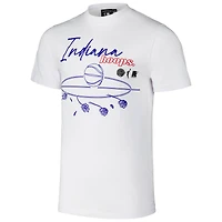 T-shirt unisexe round21 blanc Indiana Fever Hoops