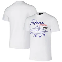 T-shirt unisexe round21 blanc Indiana Fever Hoops