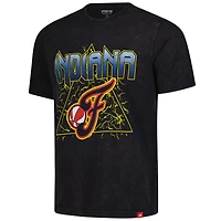 Unisex Sportiqe Black Indiana Fever Rock & Roll Collection Angus Mineral Wash T-Shirt