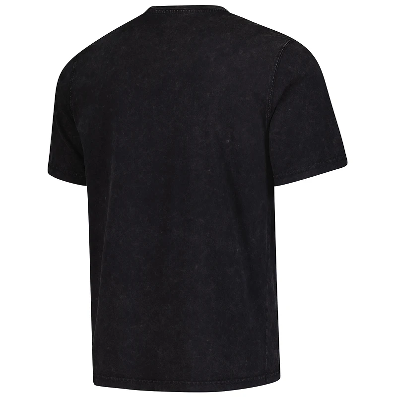 Unisex Sportiqe Black Indiana Fever Rock & Roll Collection Angus Mineral Wash T-Shirt