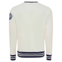 Unisex Sportiqe Cream Indiana Fever Athletic Club Collection French Terry Crew Sweatshirt