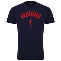 T-shirt unisexe Sportiqe bleu marine avec logo Indiana Fever Duke