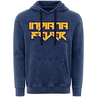 Unisex Sportiqe Navy Indiana Fever Rock & Roll Collection Jimi Mineral Wash Pullover Hoodie