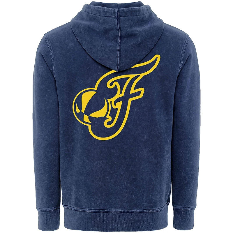 Sweat à capuche unisexe Sportiqe bleu marine Indiana Fever Rock & Roll Collection Jimi Mineral Wash