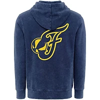 Sweat à capuche unisexe Sportiqe bleu marine Indiana Fever Rock & Roll Collection Jimi Mineral Wash