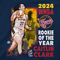 Unisex Stadium Essentials Caitlin Clark Navy Indiana Fever 2024 WNBA Rookie of the Year T-Shirt