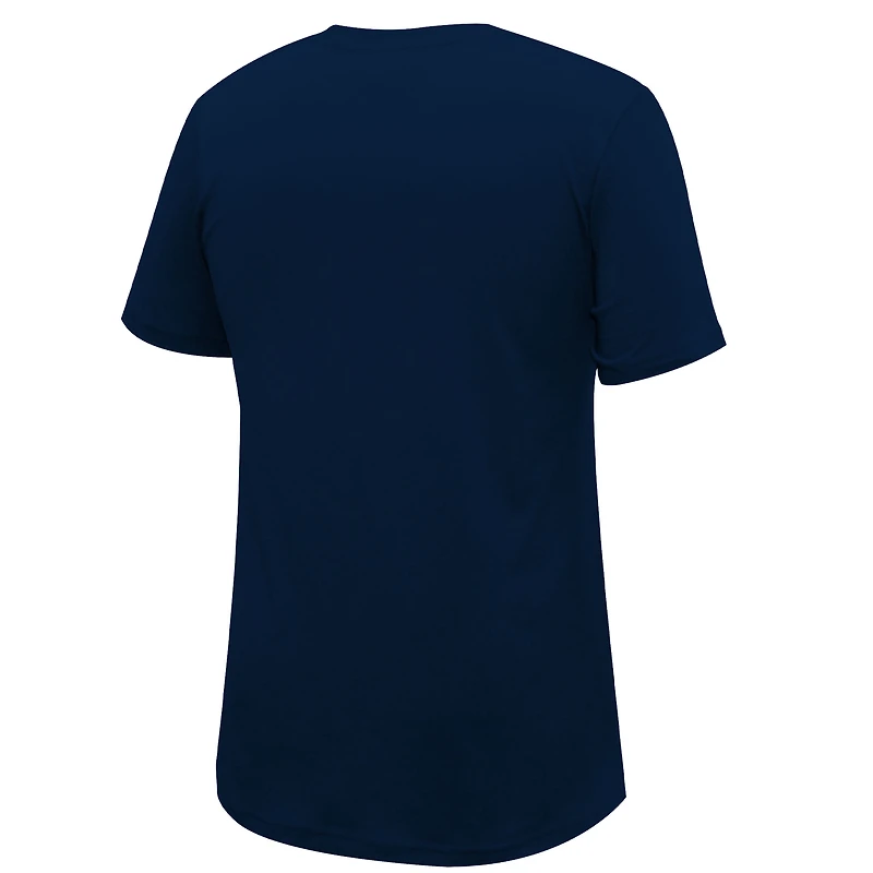 T-shirt unisexe Stadium Essentials Caitlin Clark bleu marine Indiana Fever Runaway
