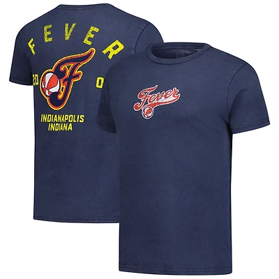 T-shirt unisexe en denim délavé vintage surdimensionné des Indiana Fever Stadium Essentials
