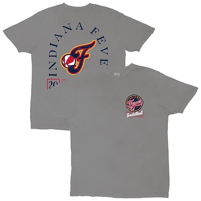 Unisex Stadium Essentials Platinum Indiana Fever Lay Low Vintage Wash Relaxed Fit T-Shirt