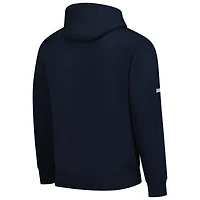Sweat à capuche unisexe Stitches Caitlin Clark bleu marine Indiana Fever Dynasty Apparel avec logo joueur et équipe