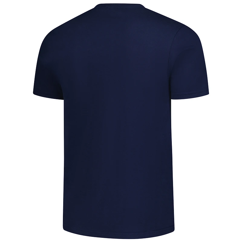 Unisex Stitches Caitlin Clark Navy Indiana Fever Dynasty Apparel Player Name & Number Logo T-Shirt