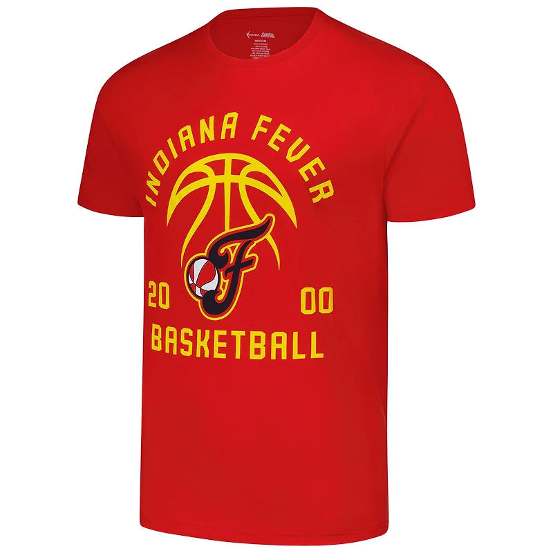 Unisex Stitches Red Indiana Fever Basketball T-Shirt