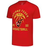 Unisex Stitches Red Indiana Fever Basketball T-Shirt