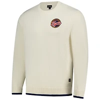 Unisex The Wild Collective  Cream Indiana Fever Jacquard Pullover Sweater