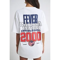 Unisex  White Indiana Fever Graphic T-Shirt