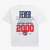 Unisex  White Indiana Fever Graphic T-Shirt