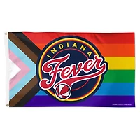 Drapeau unilatéral WinCraft Indiana Fever 3 pi x 5 pi Pride