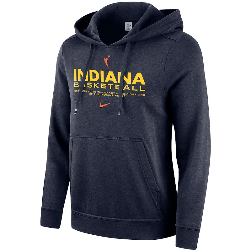 Sweat à capuche Nike Indiana Fever Club City bleu marine pour femme