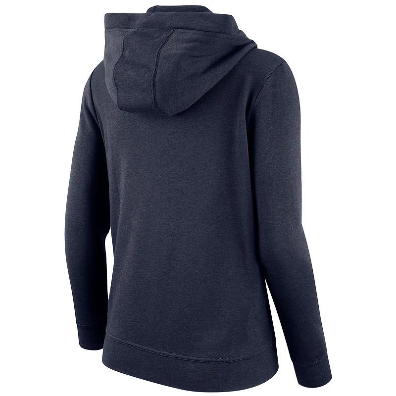 Sweat à capuche Nike Indiana Fever Club City bleu marine pour femme