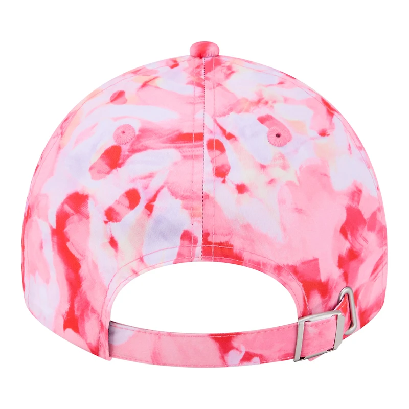 Women's New Era Red Indiana Fever Floral Print Casual Classic Adjustable Hat