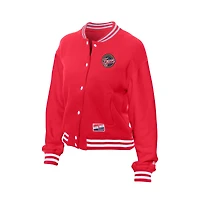 Veste polaire rétro New Era Indiana Fever rouge pour femme