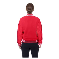 Veste polaire rétro New Era Indiana Fever rouge pour femme