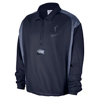 Pull de basketball Nike bleu marine Indiana Fever en polaire à quart zip Performance pour femme